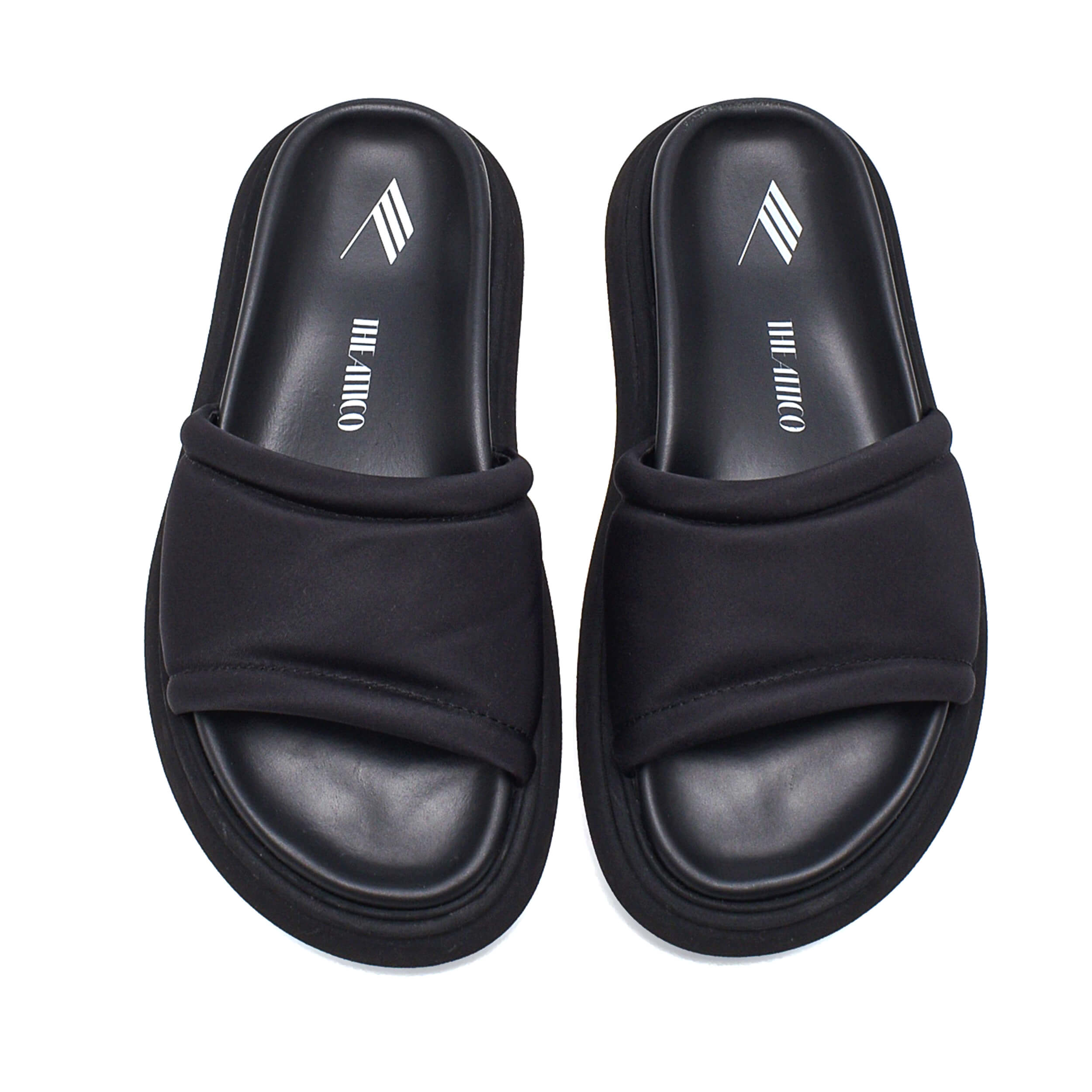 The Attico-Black Puffer Slipper 